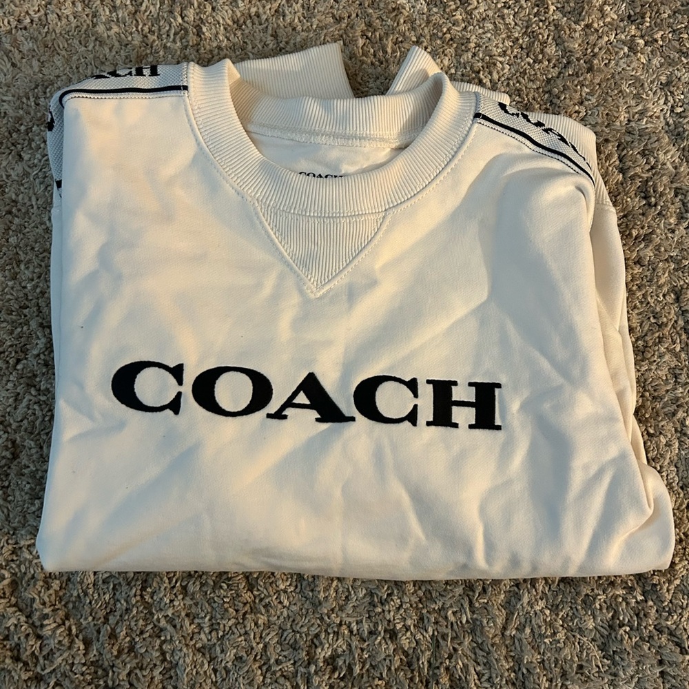 Coach crewneck sweater